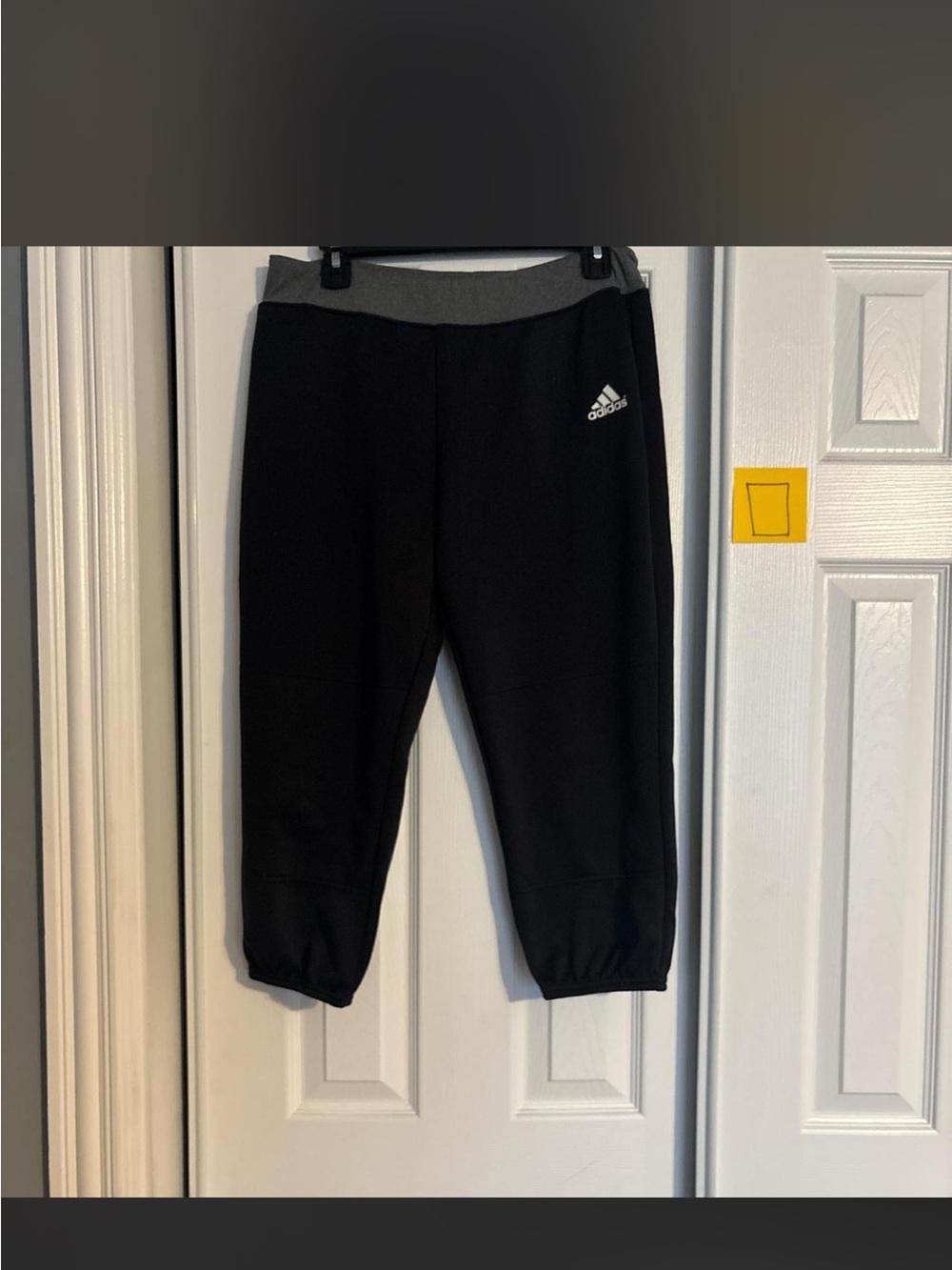 Adidas Softaball Pants with Gray Waistband